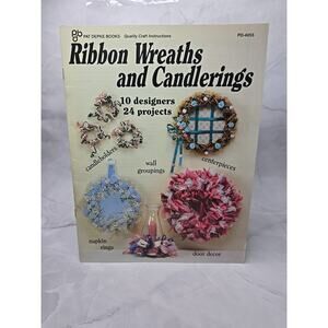 Ribbon Wreaths And Candlerings Quality Craft Booklet